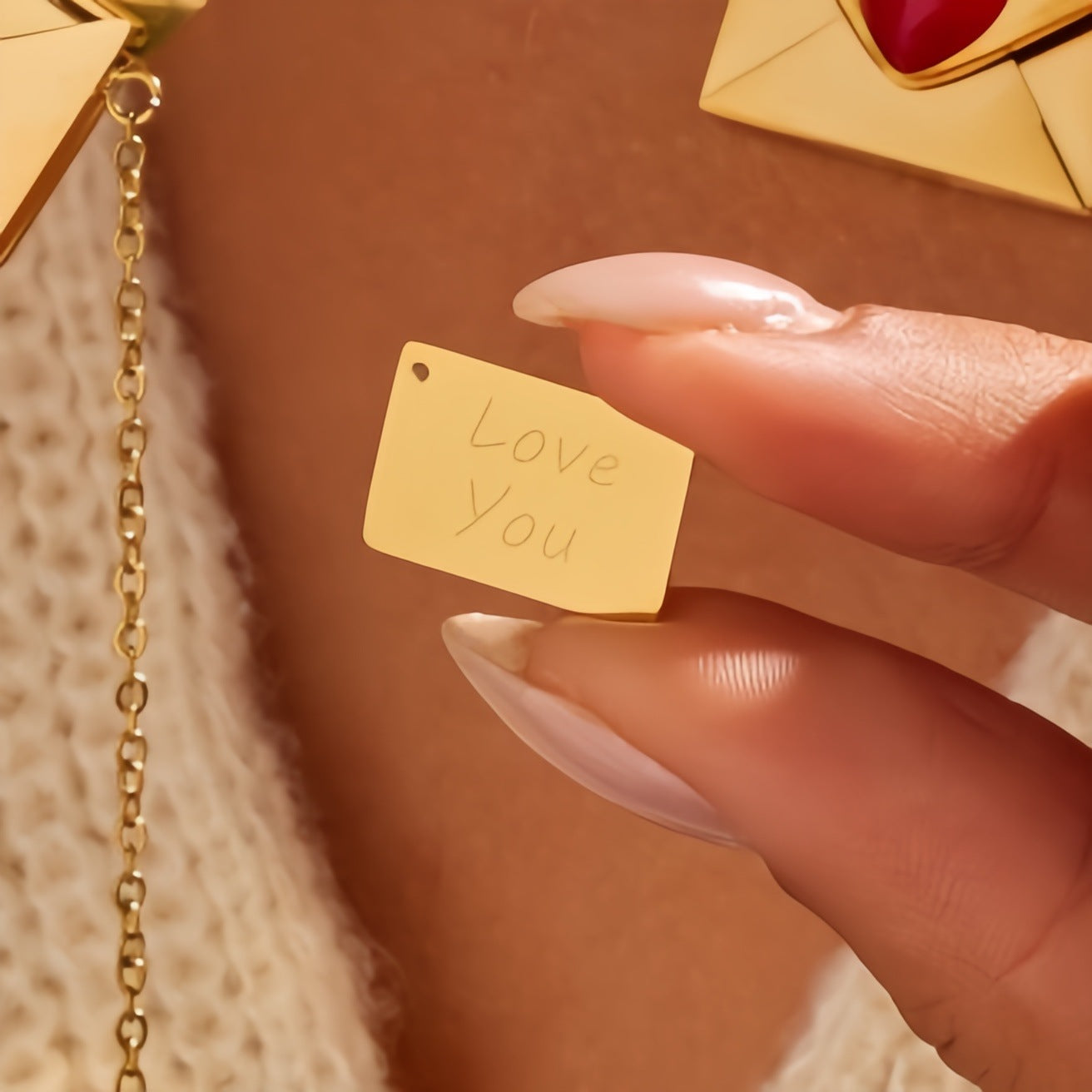 The "Love Letter" Secret Message Necklace | 18K Gold Plated TMS