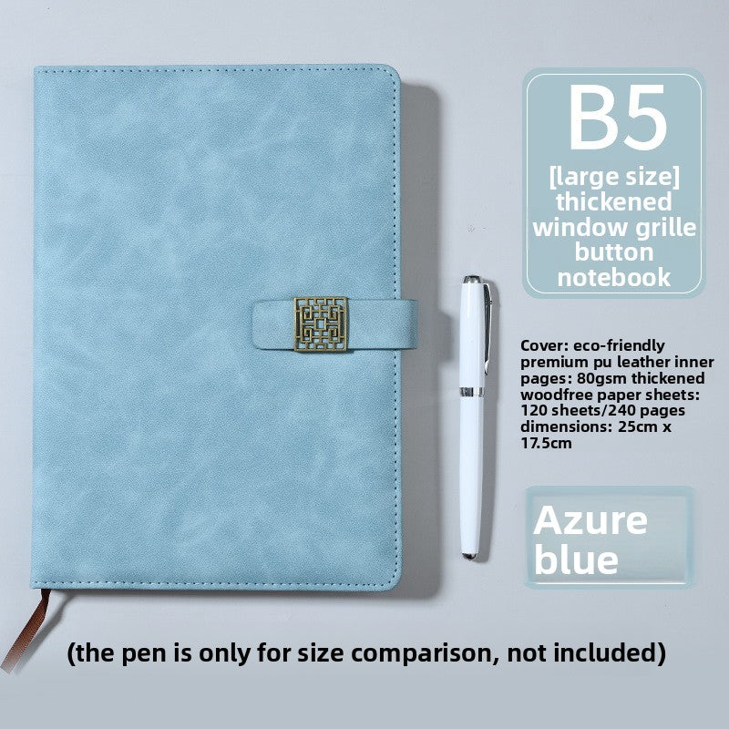 Premium Leather Soft Cover Notebook - Deer Embossed A5/B5 Journal with Thick Paper TMS