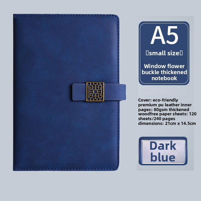 Premium Leather Soft Cover Notebook - Deer Embossed A5/B5 Journal with Thick Paper TMS