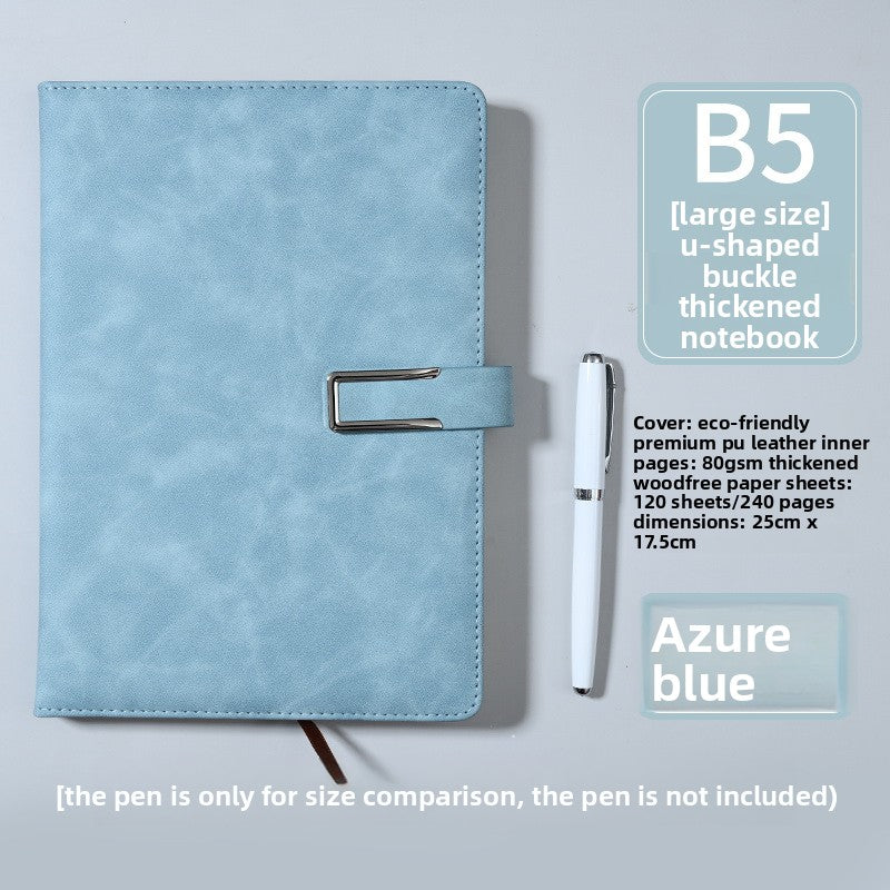 Premium Leather Soft Cover Notebook - Deer Embossed A5/B5 Journal with Thick Paper TMS