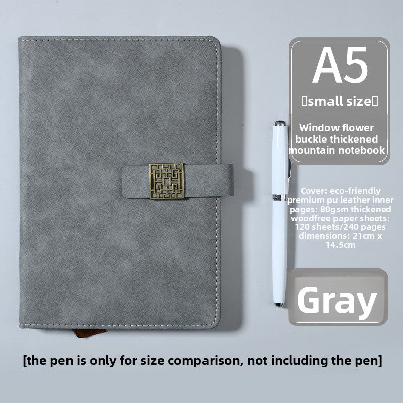 Premium Leather Soft Cover Notebook - Deer Embossed A5/B5 Journal with Thick Paper TMS
