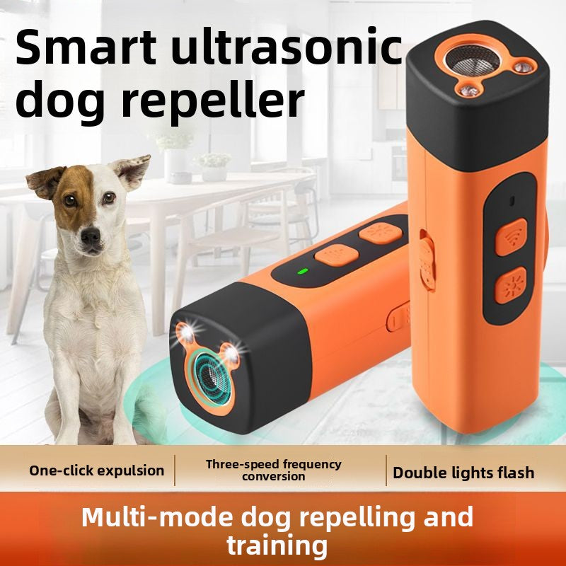 Handheld Ultrasonic Dog Repeller - Rechargeable Safety Device for Walking & Jogging TMS