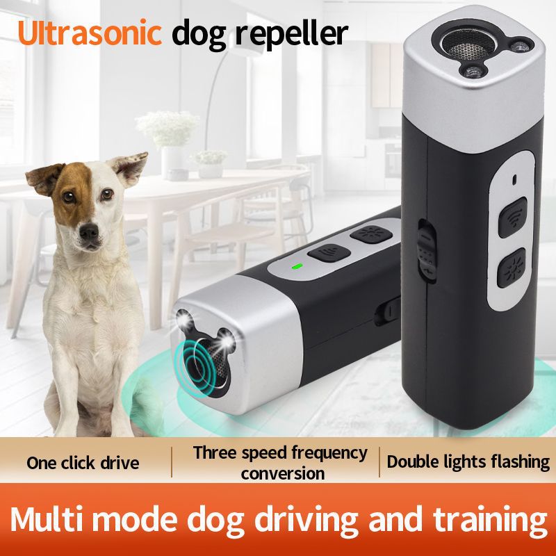 Handheld Ultrasonic Dog Repeller - Rechargeable Safety Device for Walking & Jogging TMS